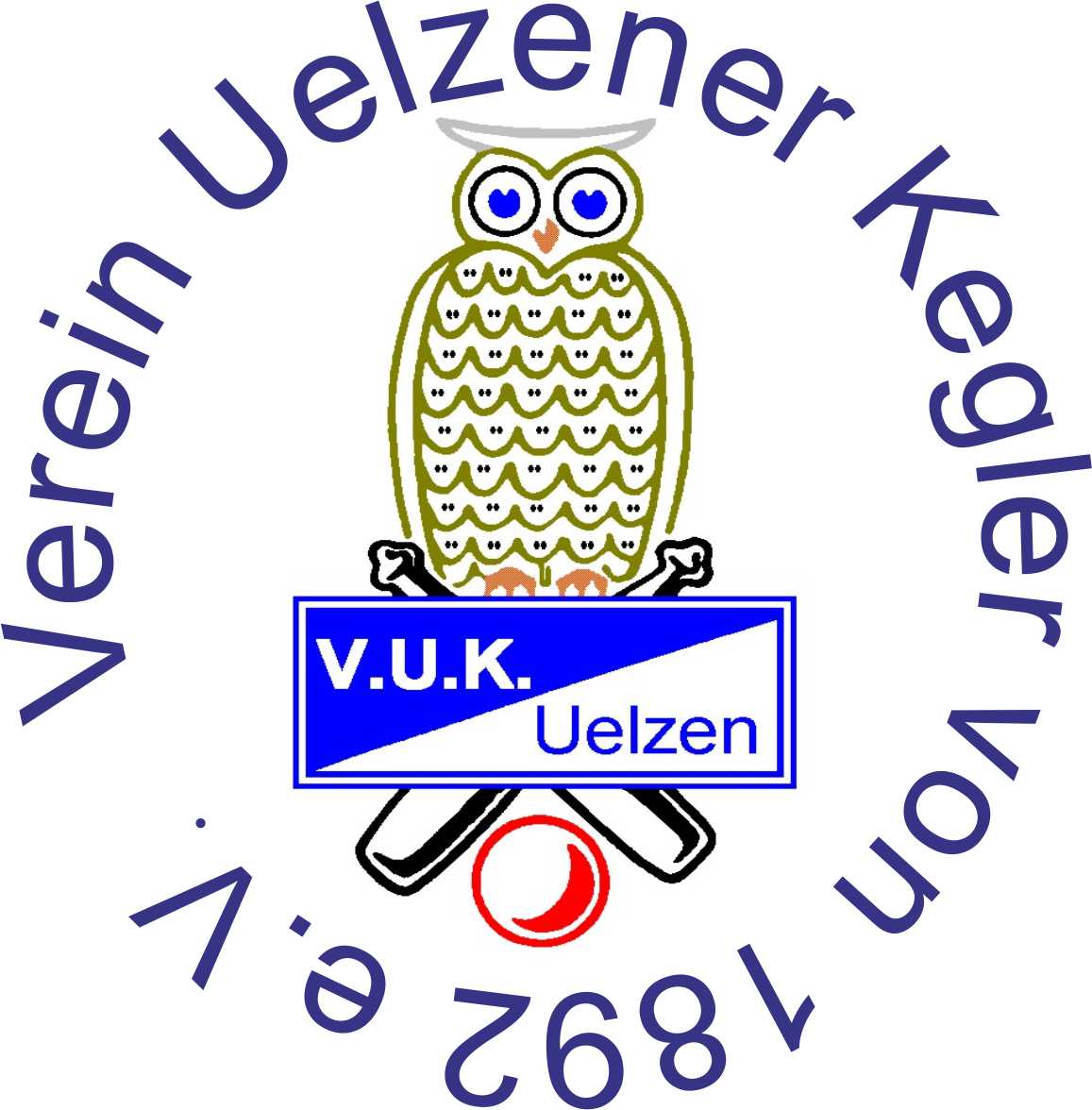 Eule mit Vereinsnamen